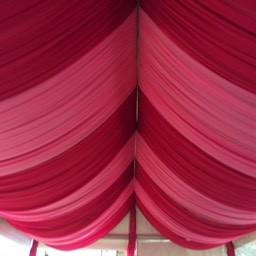 pink chiffon drapes marquee the look drape hire 